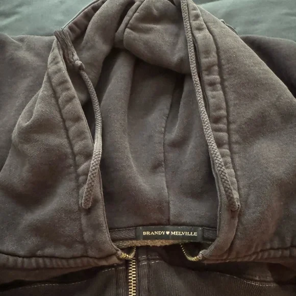 Navy Zip-Up Hoodie - Picture 2 of 2